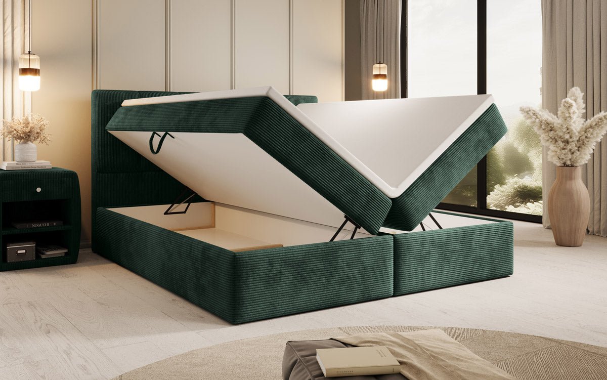 Boxspringbett Aurelia Cord mit Stauraum