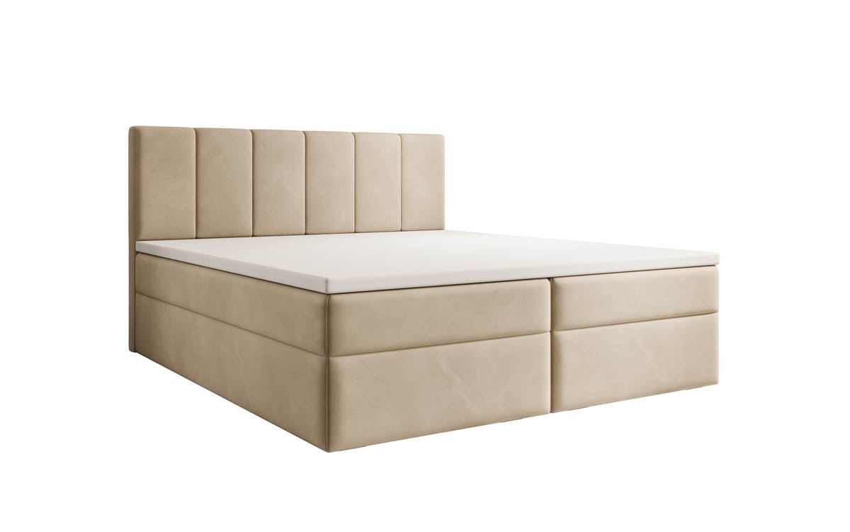 Boxspringbett Aurelia Samt mit Stauraum