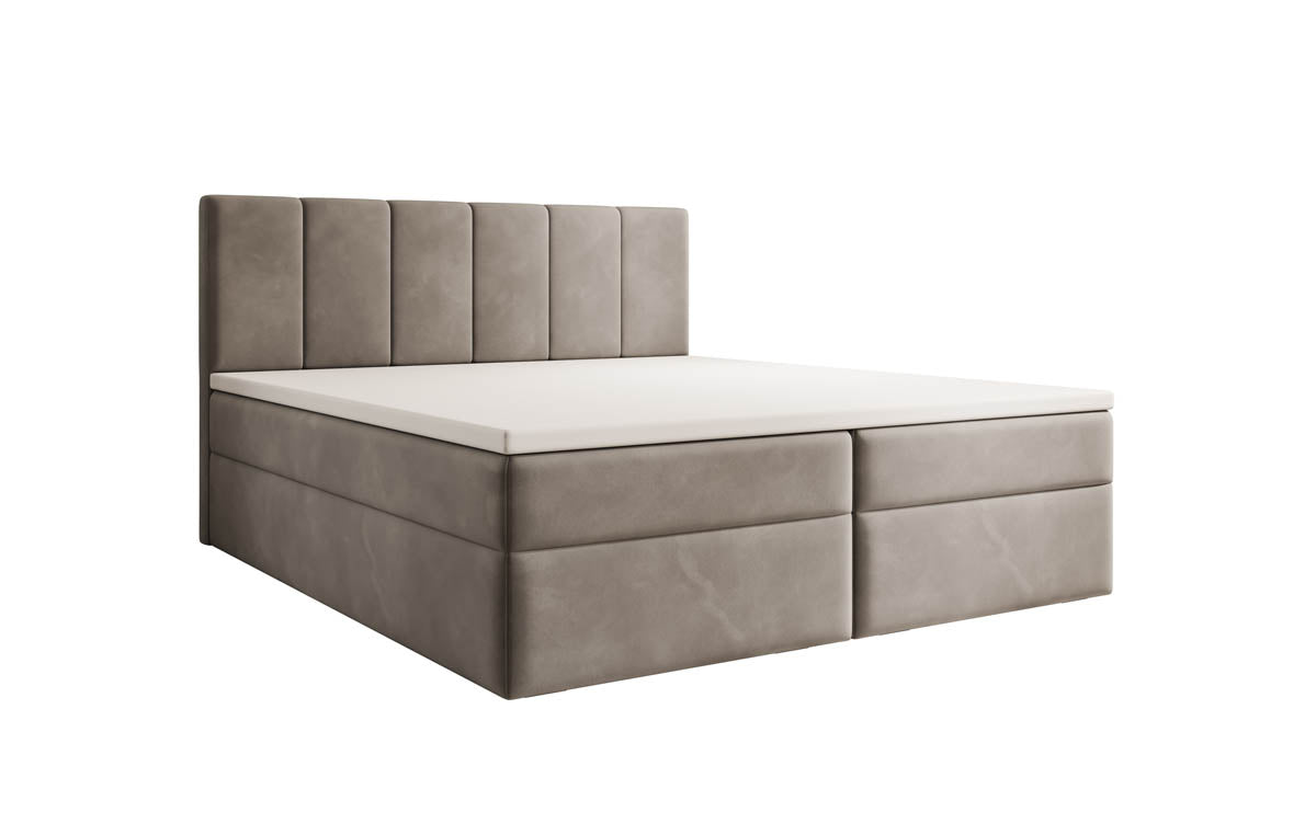 Boxspringbett Aurelia Samt mit Stauraum