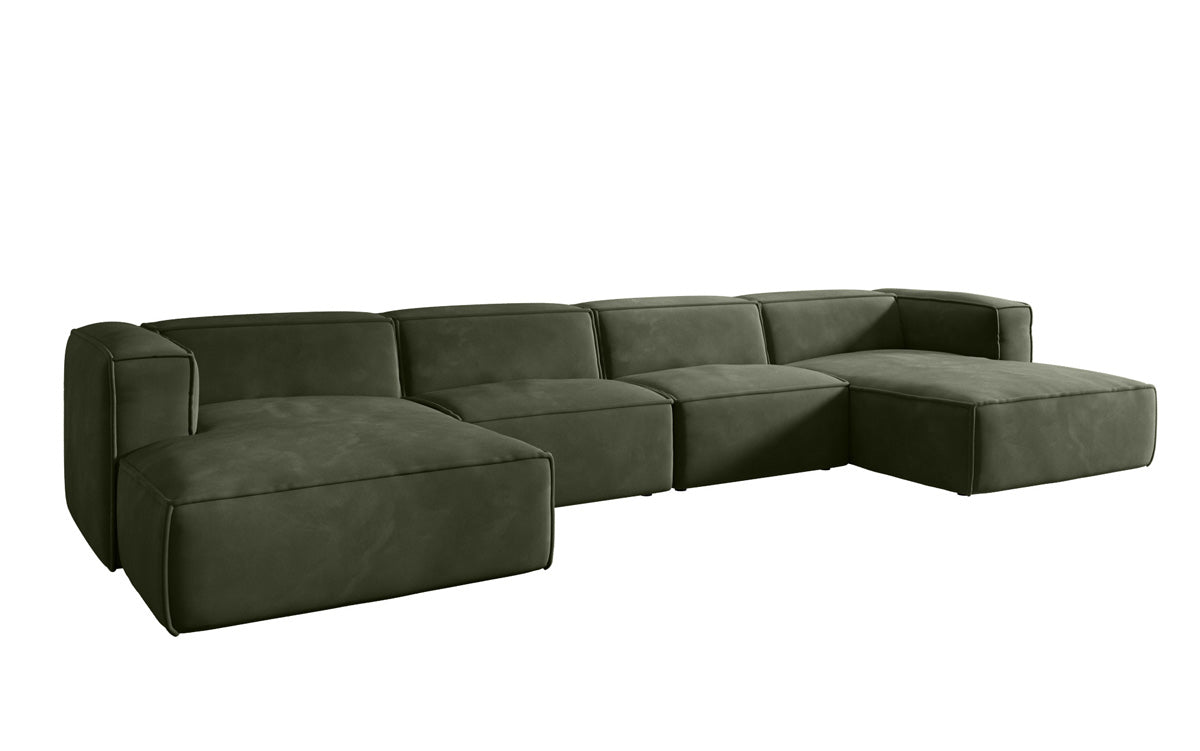 Designer Sofa Comfy U in Samt