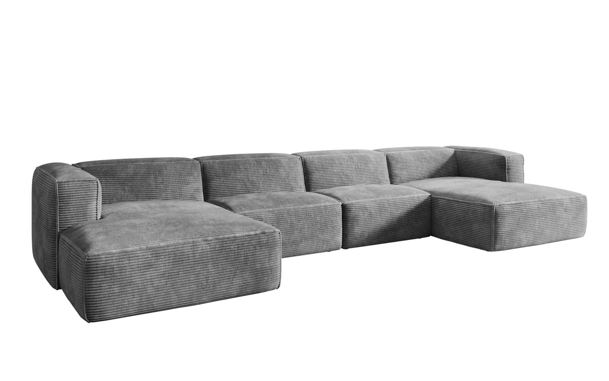 Designer Sofa Comfy U in Cord