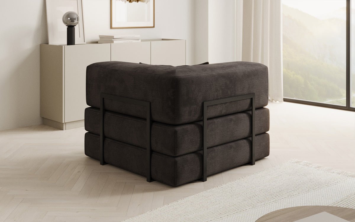Designer Sofa-Sessel Lazy in Samt