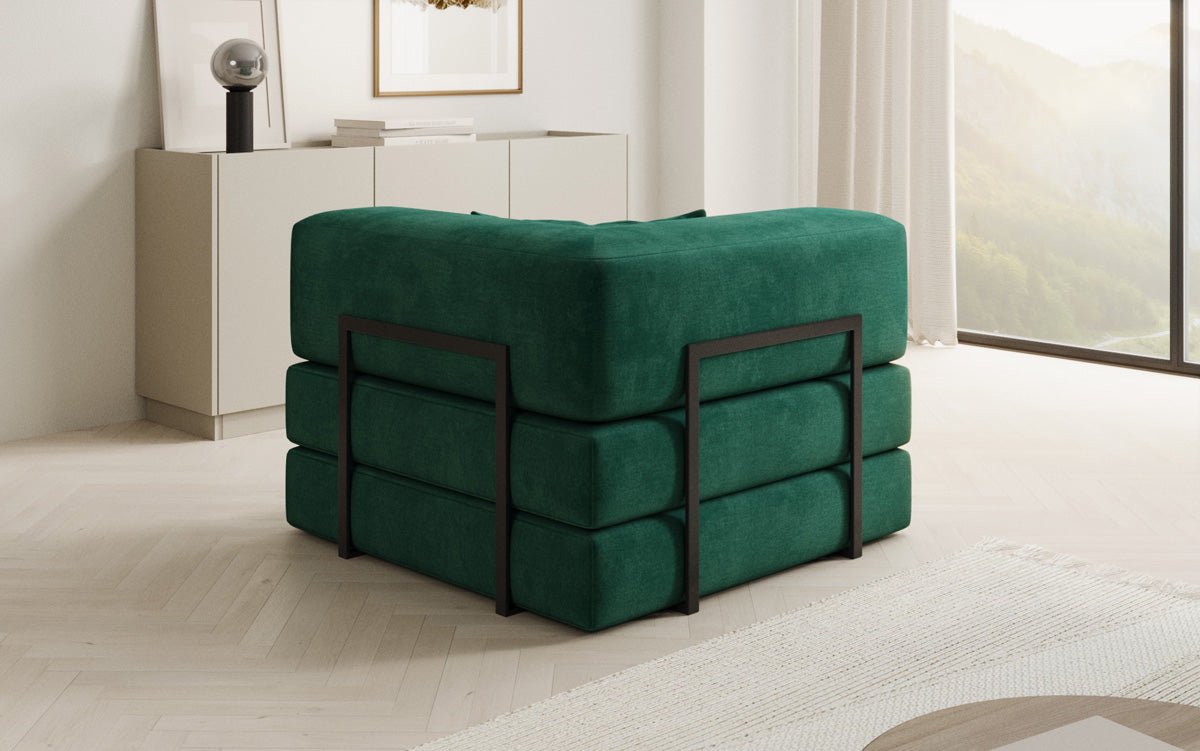 Designer Sofa-Sessel Lazy in Samt