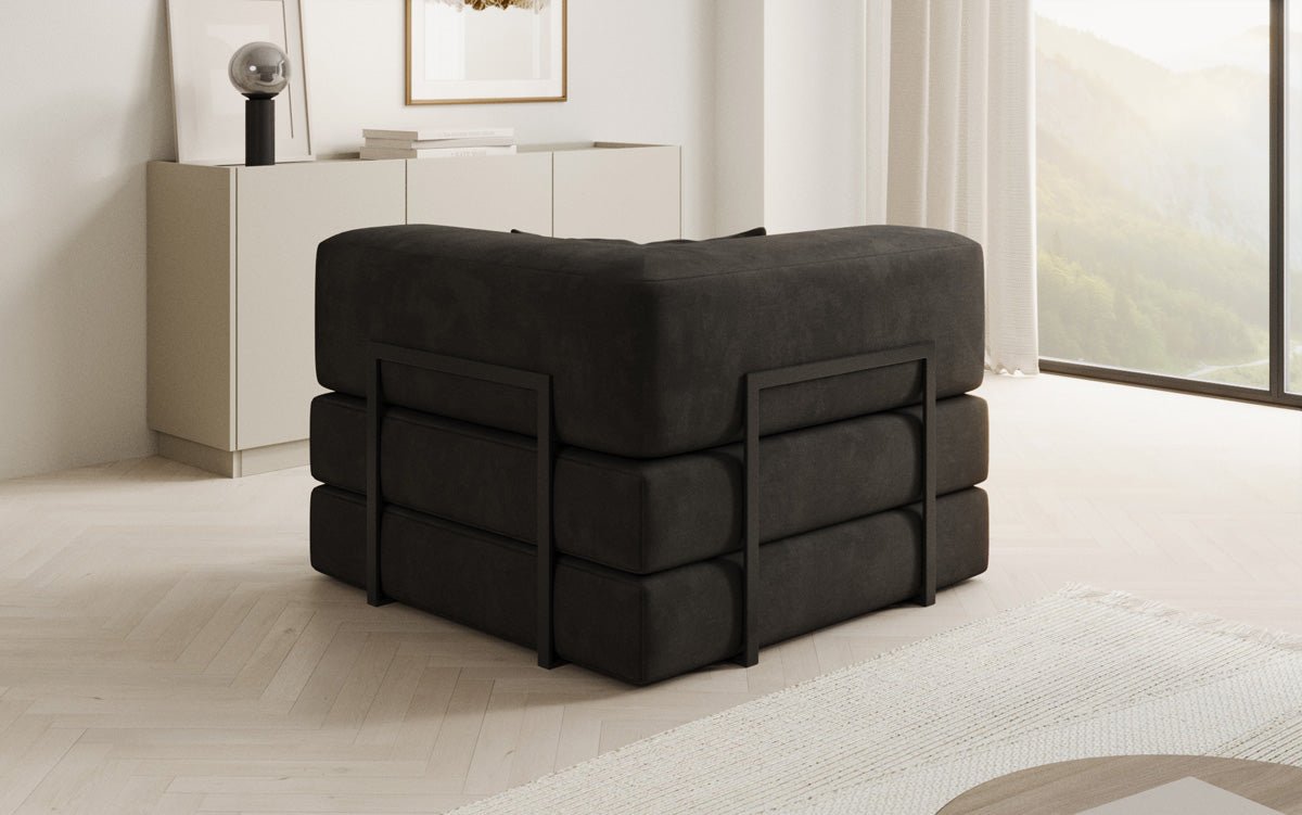 Designer Sofa-Sessel Lazy in Samt