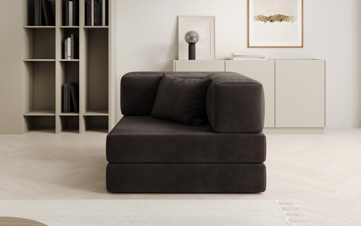 Designer Sofa-Sessel Lazy in Samt