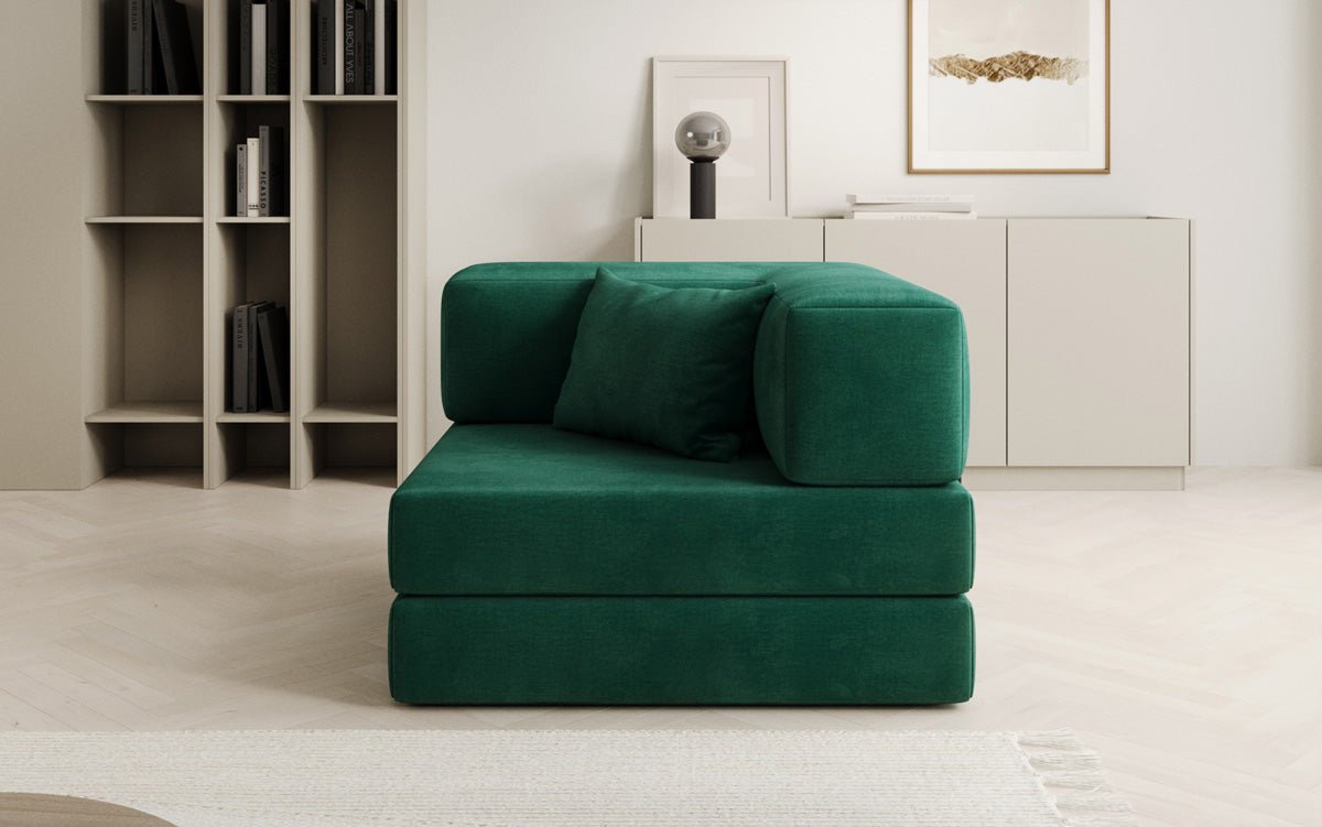 Designer Sofa-Sessel Lazy in Samt