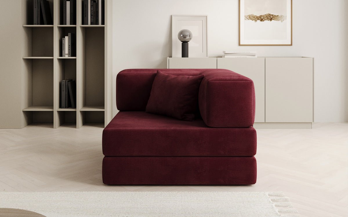 Designer Sofa-Sessel Lazy in Samt