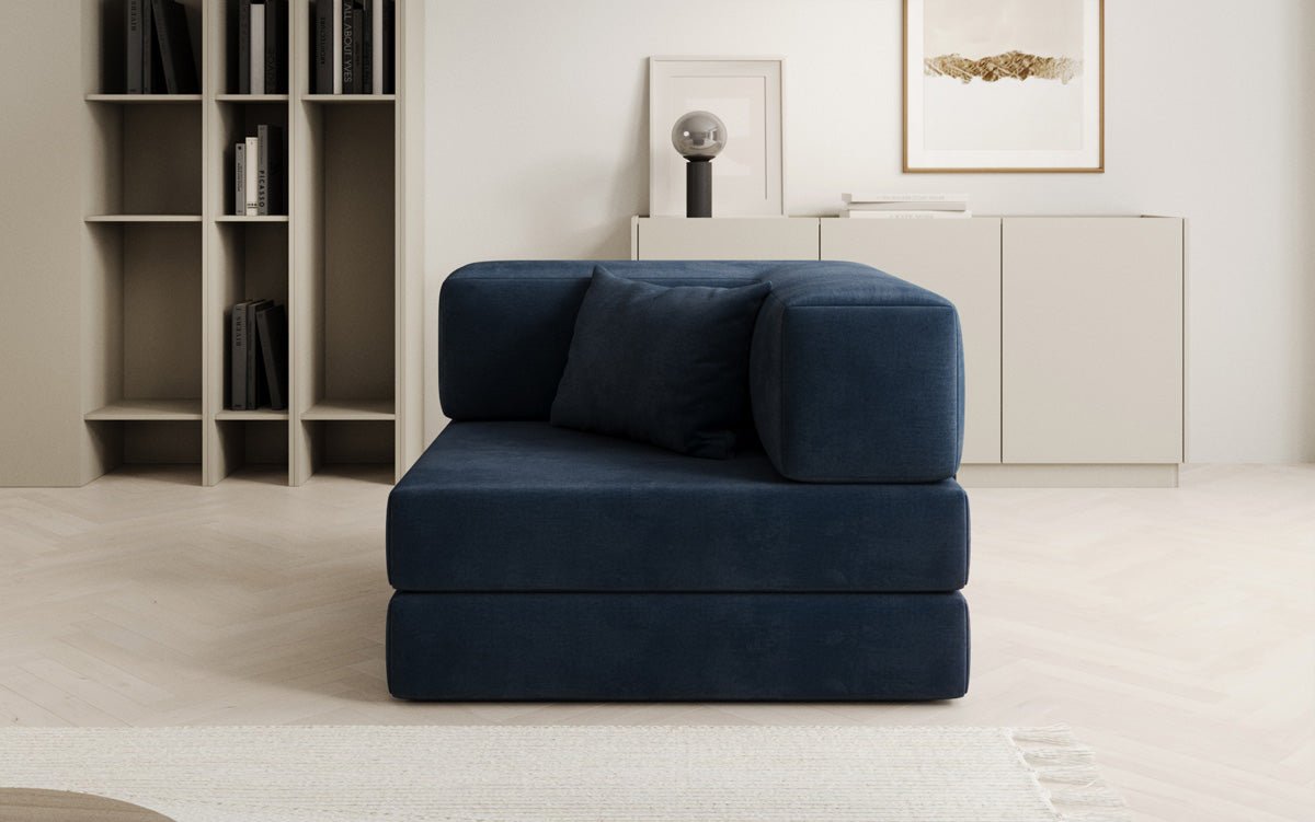 Designer Sofa-Sessel Lazy in Samt