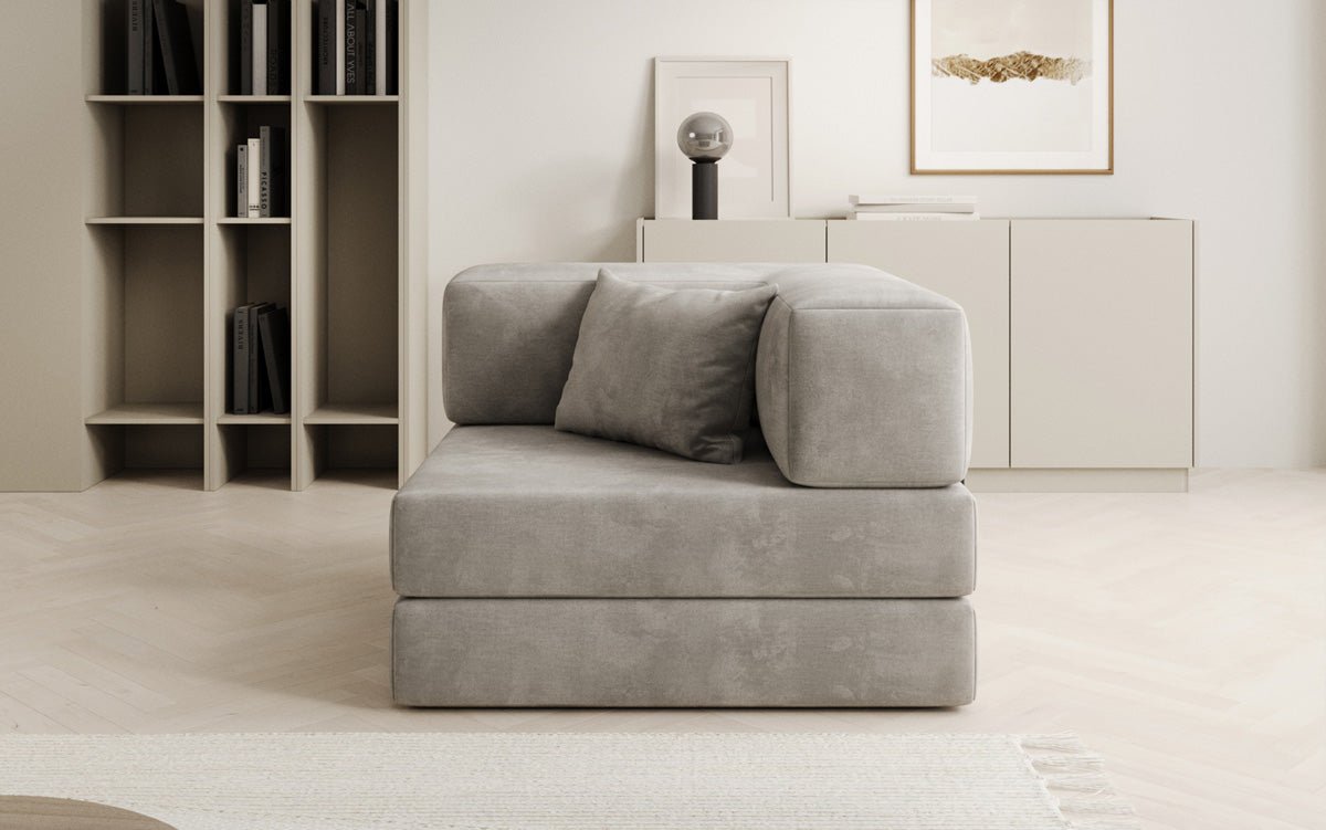 Designer Sofa-Sessel Lazy in Samt
