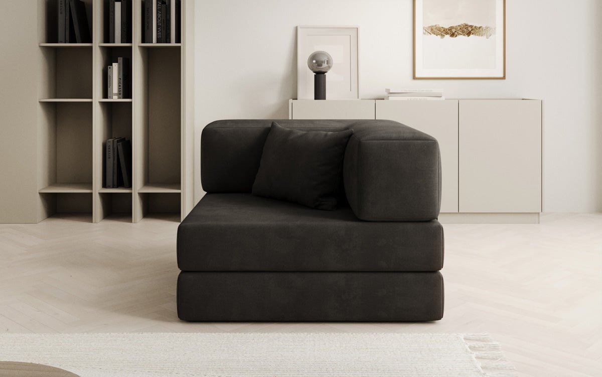 Designer Sofa-Sessel Lazy in Samt