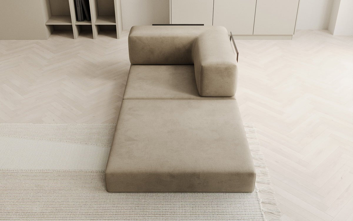 Designer Sofa-Sessel Lazy in Samt