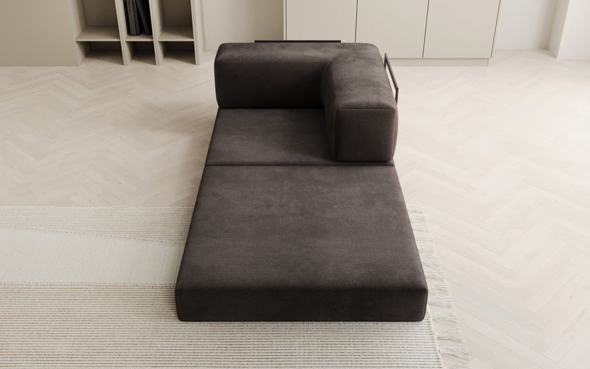 Designer Sofa-Sessel Lazy in Samt
