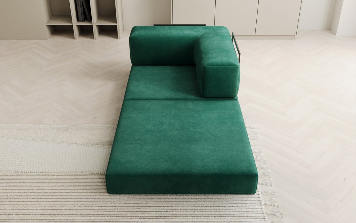 Designer Sofa-Sessel Lazy in Samt