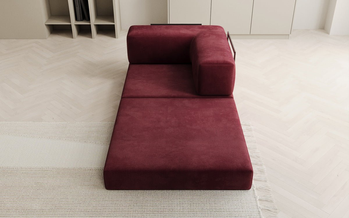 Designer Sofa-Sessel Lazy in Samt