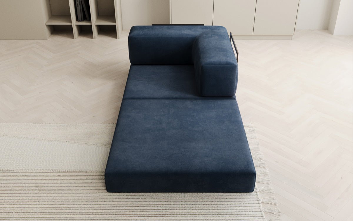 Designer Sofa-Sessel Lazy in Samt