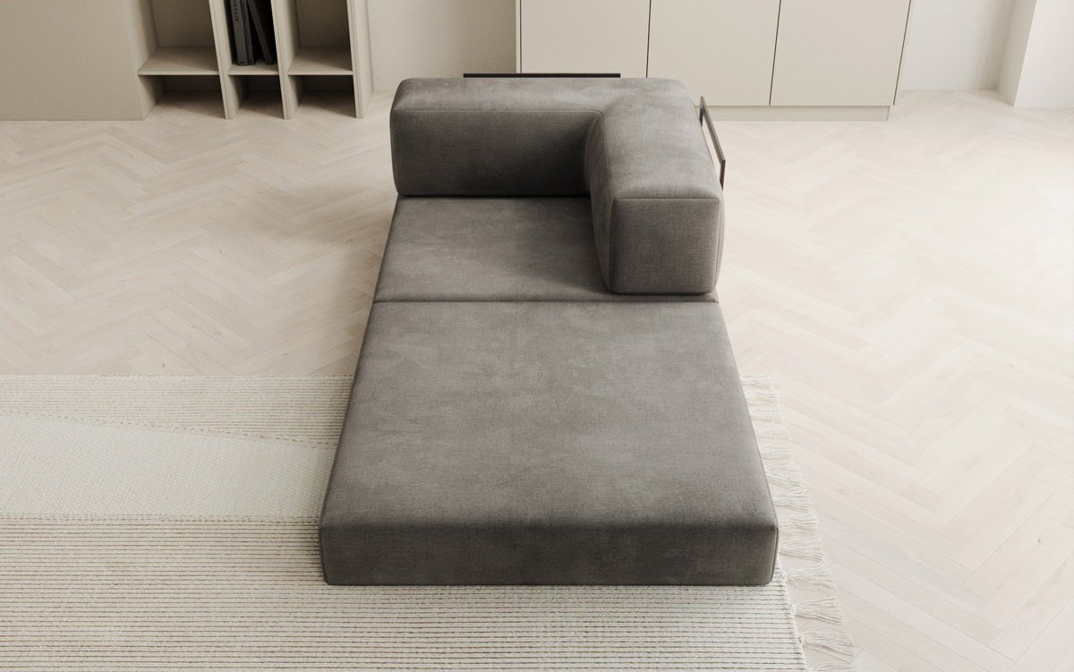 Designer Sofa-Sessel Lazy in Samt