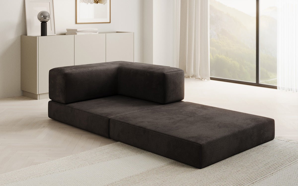 Designer Sofa-Sessel Lazy in Samt
