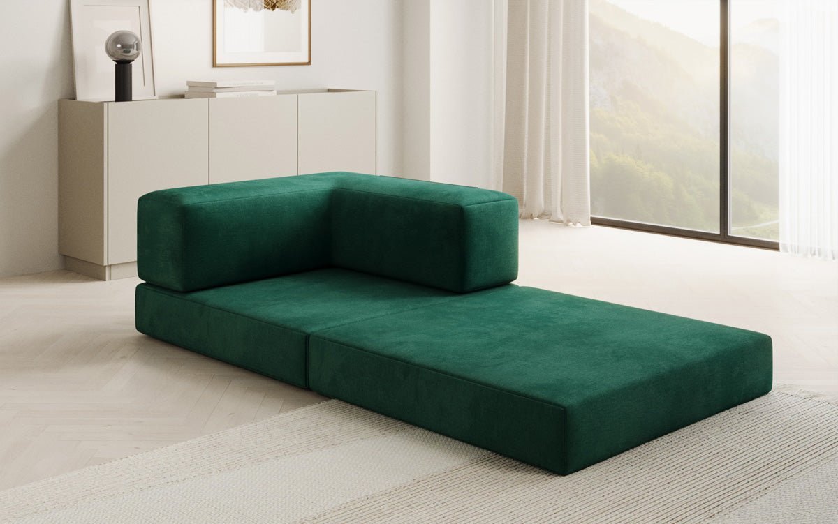 Designer Sofa-Sessel Lazy in Samt