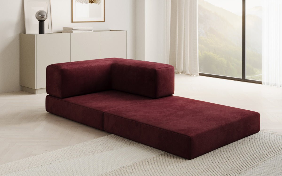 Designer Sofa-Sessel Lazy in Samt