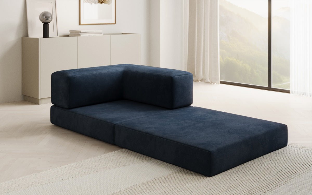 Designer Sofa-Sessel Lazy in Samt