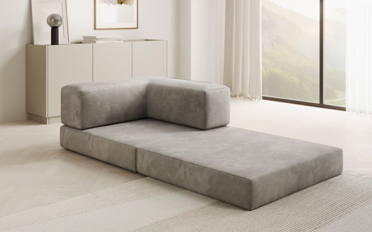 Designer Sofa-Sessel Lazy in Samt