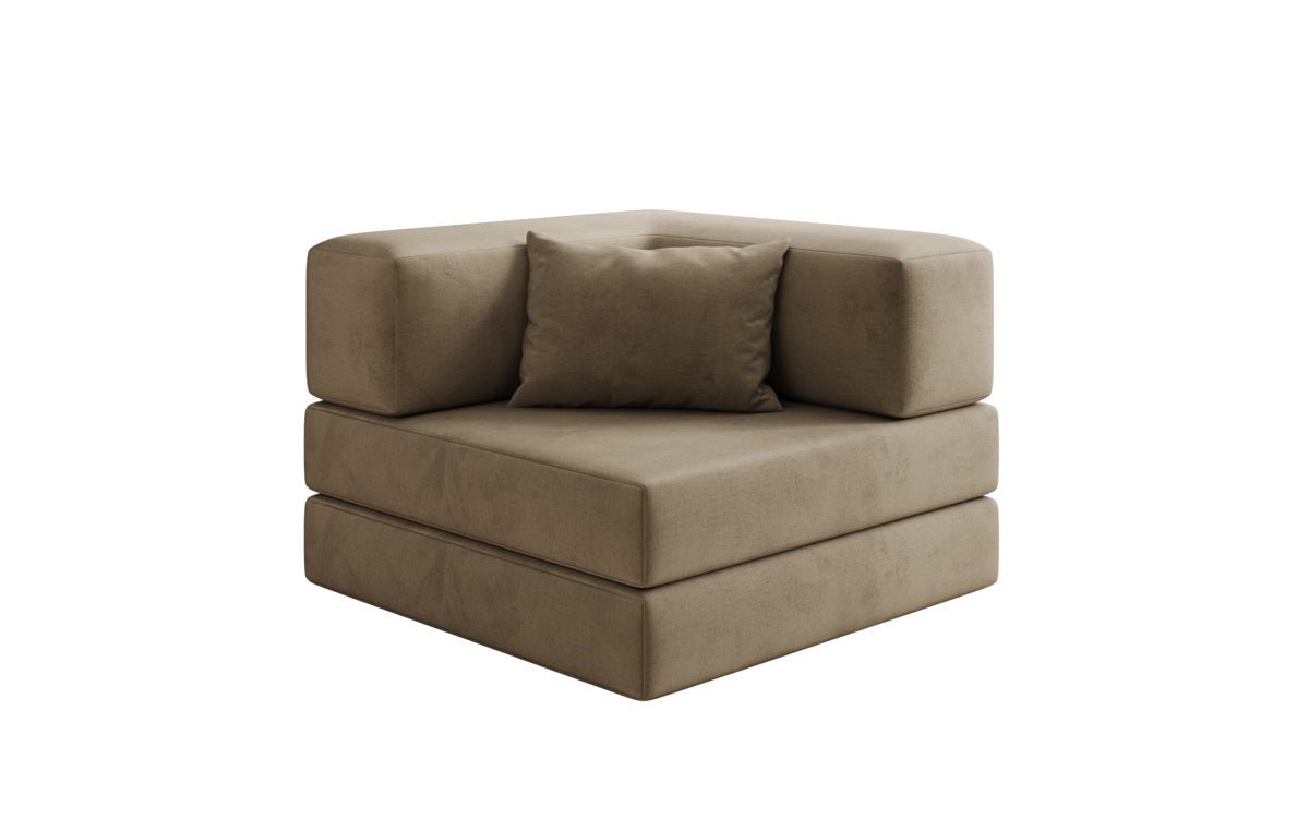 Designer Sofa-Sessel Lazy in Samt