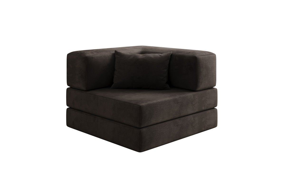 Designer Sofa-Sessel Lazy in Samt
