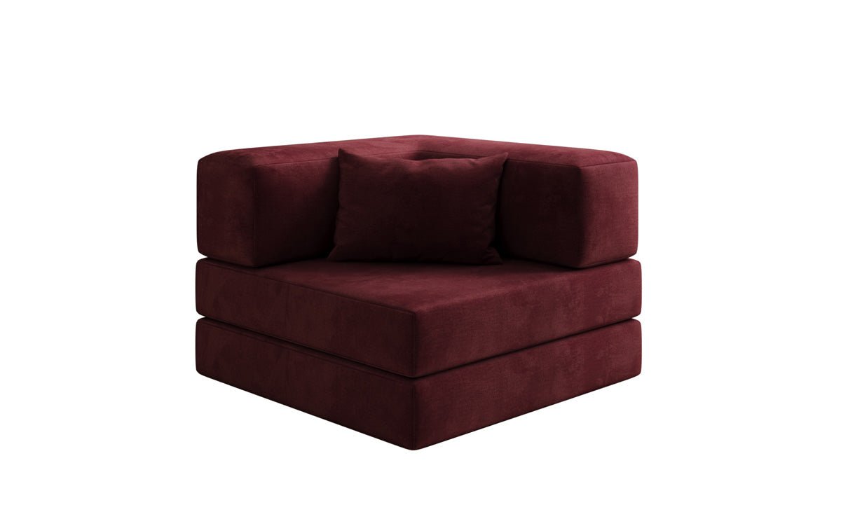 Designer Sofa-Sessel Lazy in Samt