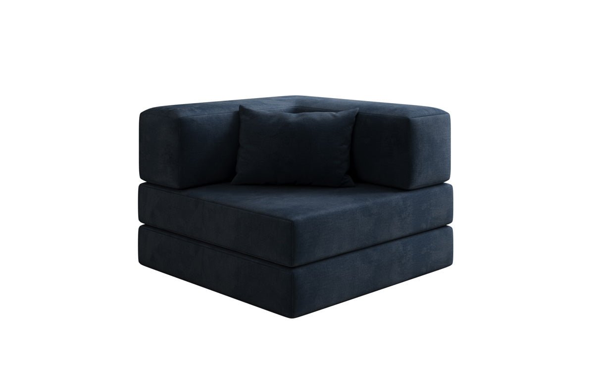 Designer Sofa-Sessel Lazy in Samt