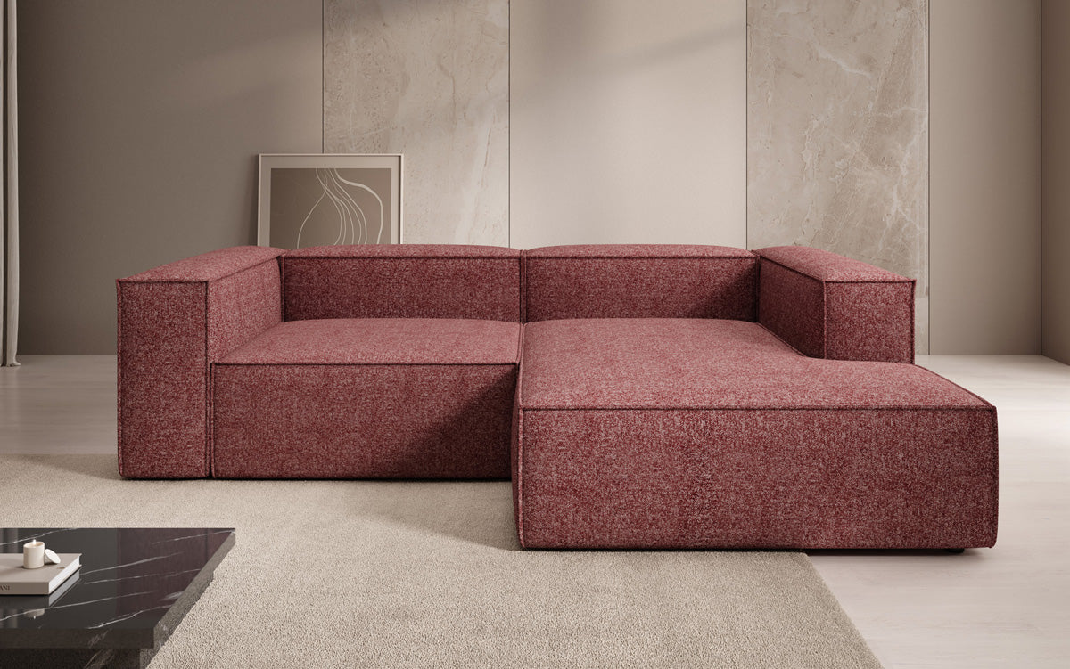 Designer Ecksofa Lesley Mini in Strukturstoff