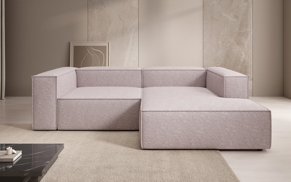 Designer Ecksofa Lesley Mini in Strukturstoff