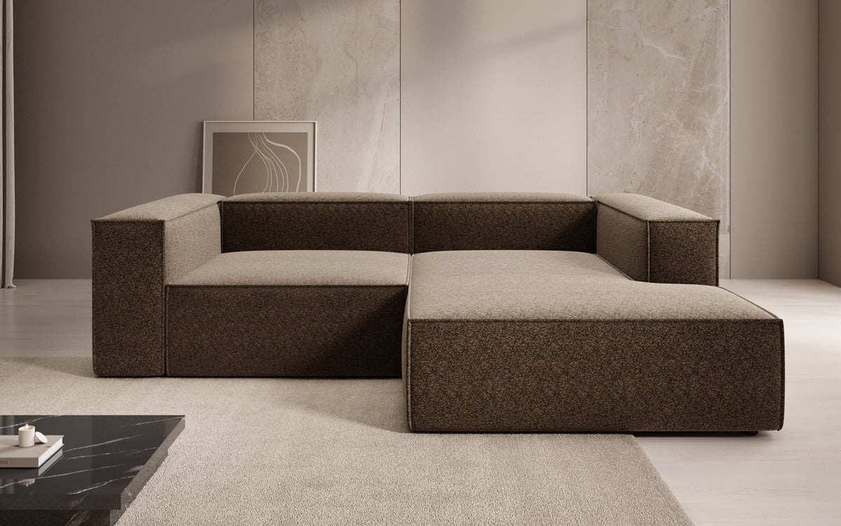 Designer Sofa Lesley L Mini in Strukturstoff