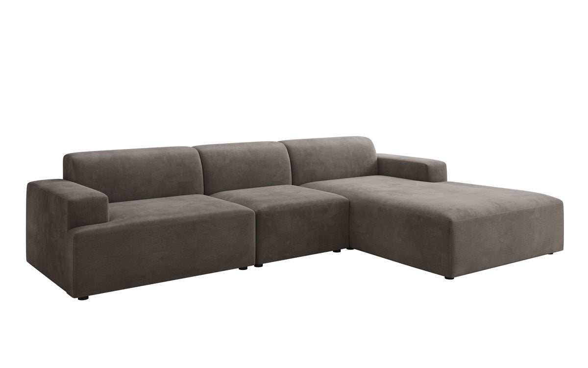 Designer Sofa Monza L Maxi in Samt