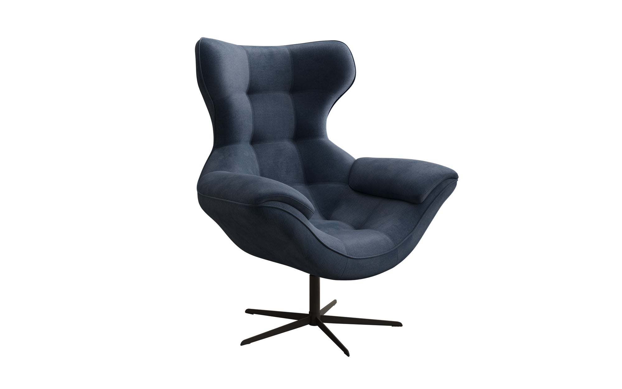 Designer Sofa-Sessel Aurelio in Samt