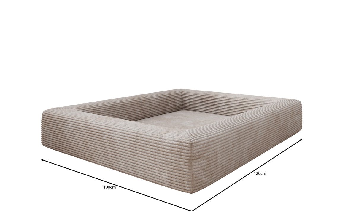 Hundebett Cordino 100 × 120 cm in Cord