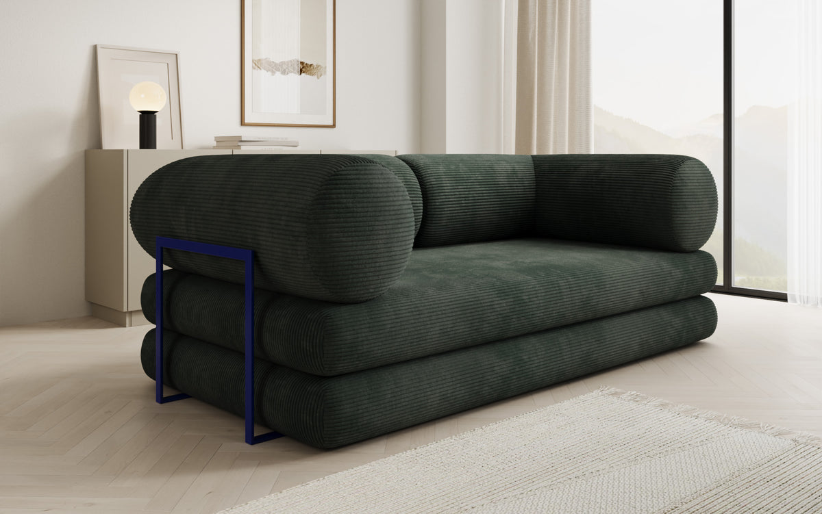Designer Sofa Lazy Tube 3 Sitzer in Cord
