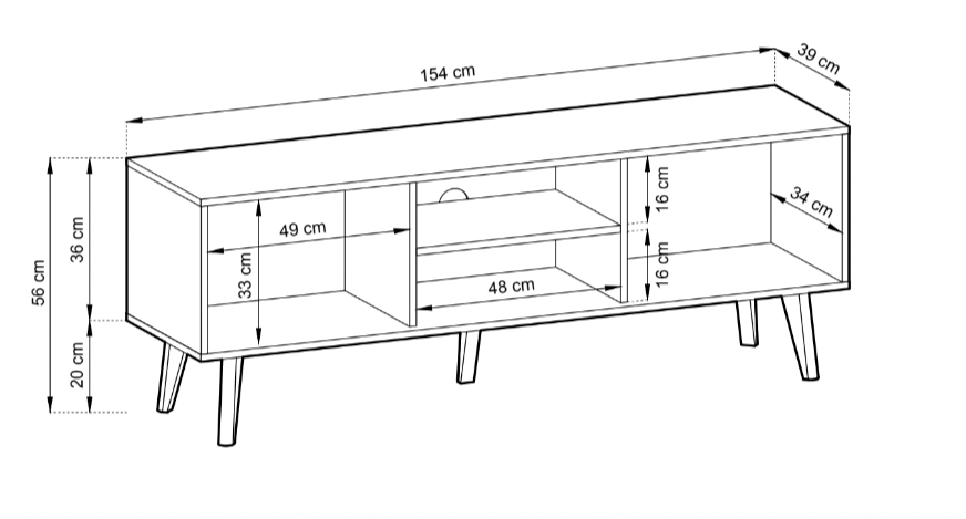 Designer Lowboard Celio