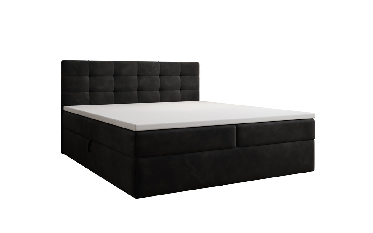 Boxspringbett Lux Samt mit Stauraum