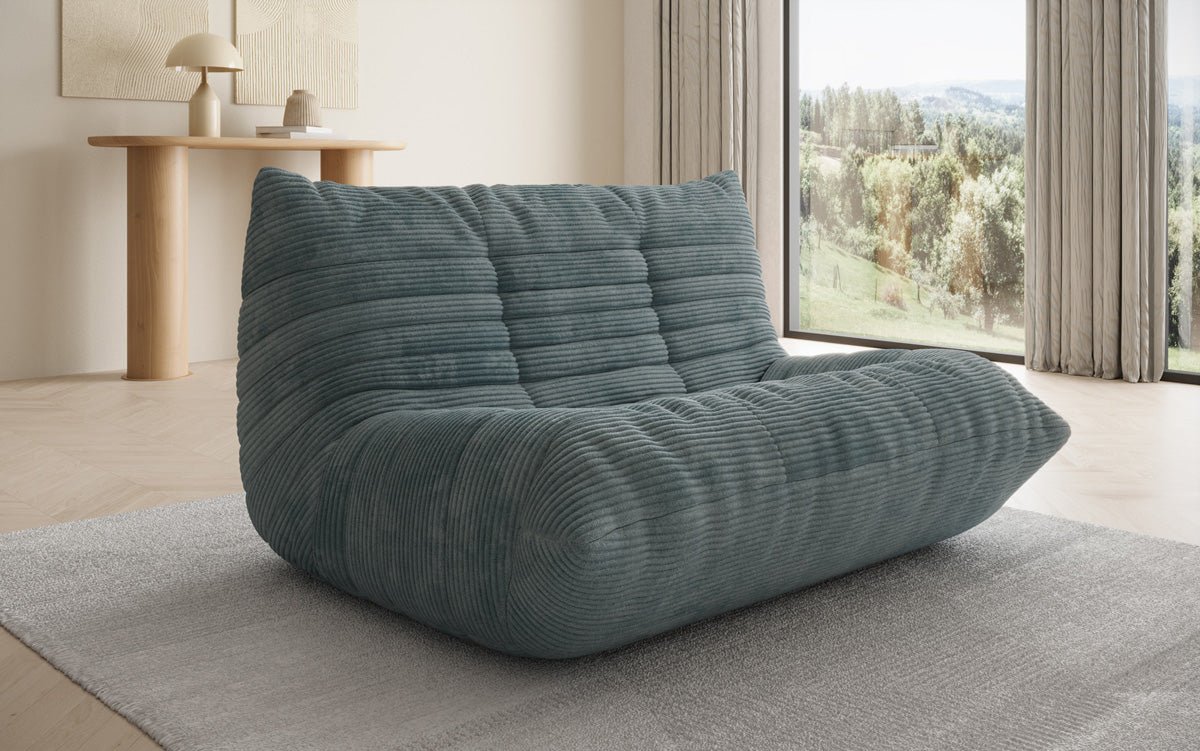 Designer 2 Sitzer Sofa Calmo in Cord