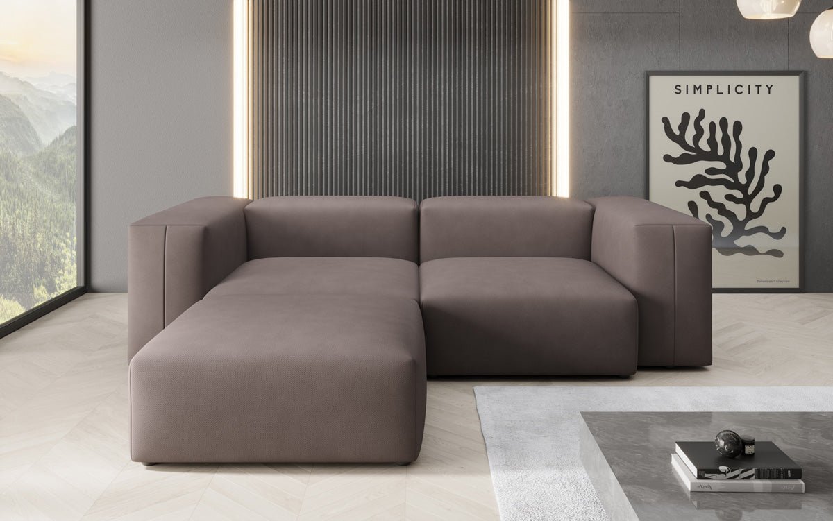 Designer L Sofa Snug Mini in Stoff
