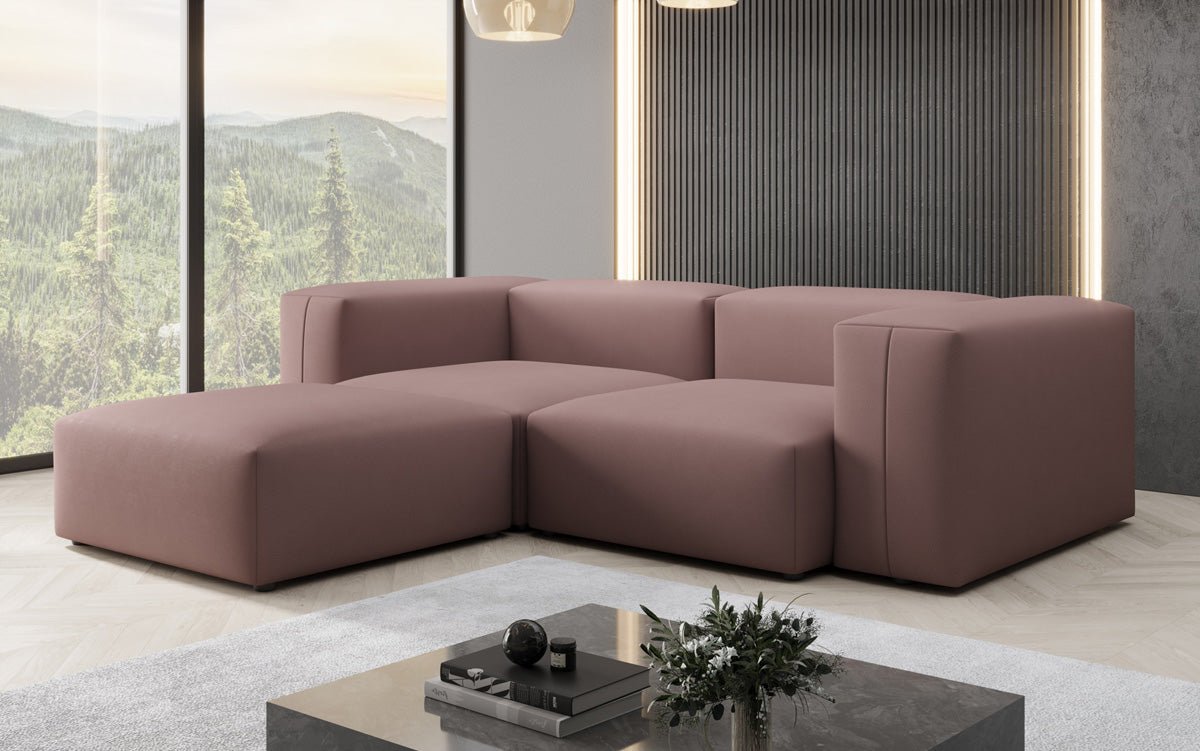 Designer L Sofa Snug Mini in Stoff