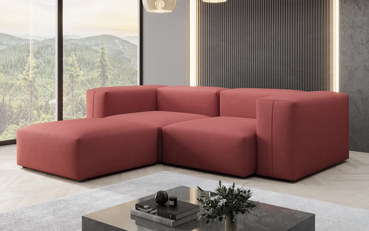 Designer L Sofa Snug Mini in Stoff
