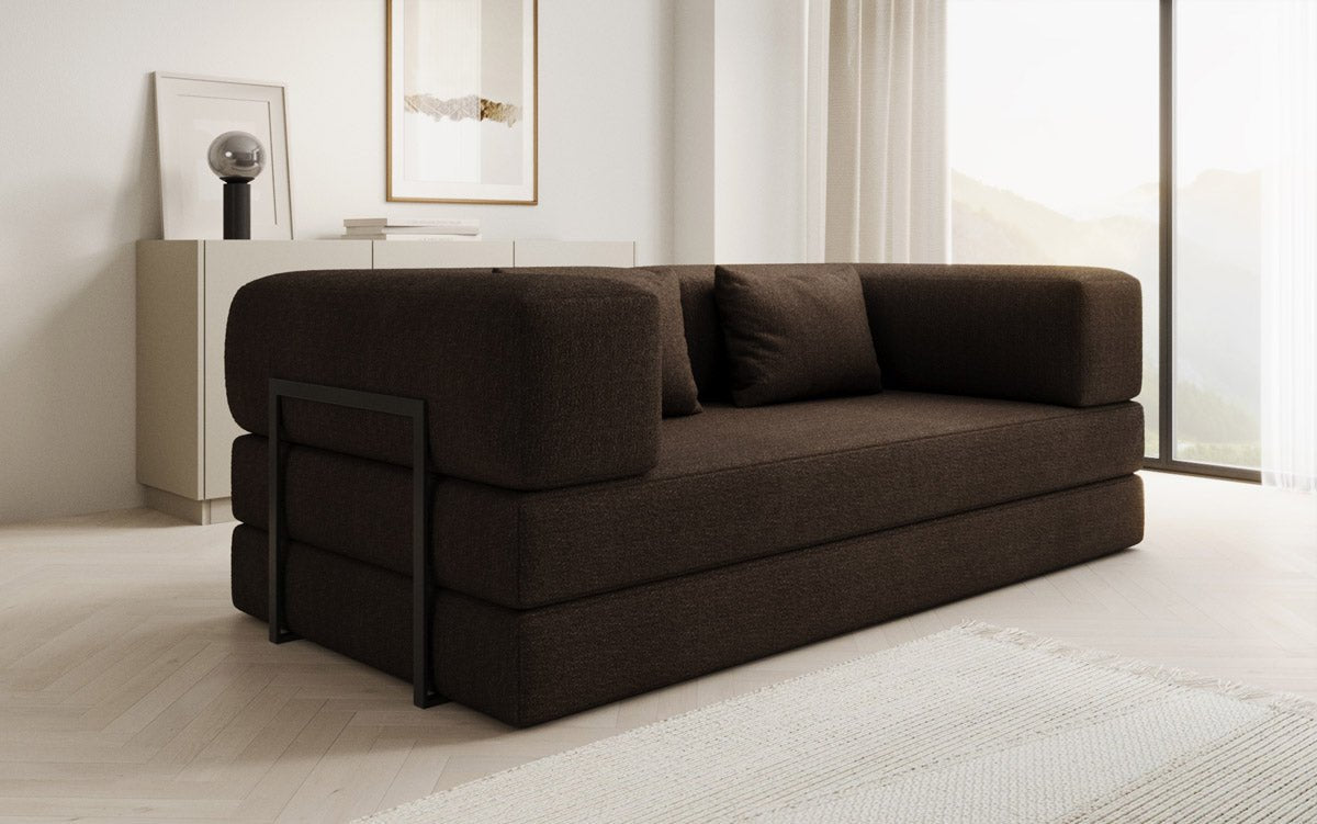 Designer Sofa Lazy 3 Sitzer in Bouclé