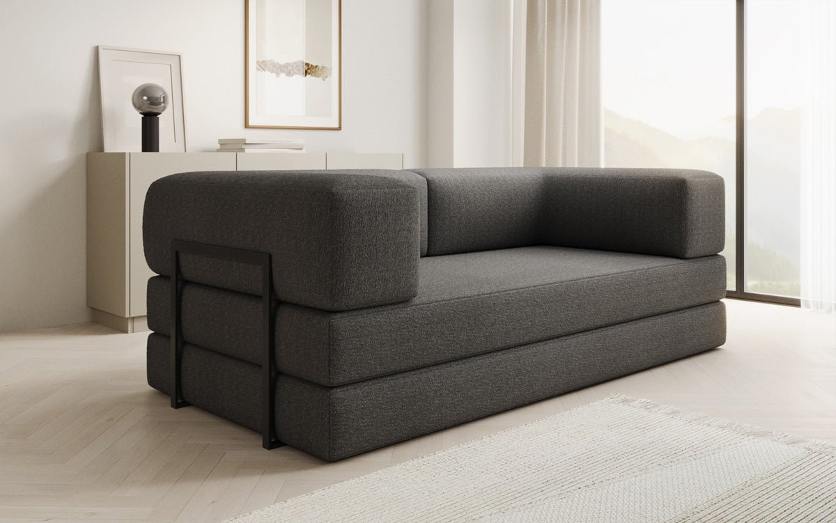 Designer Sofa Lazy 3 Sitzer in Bouclé