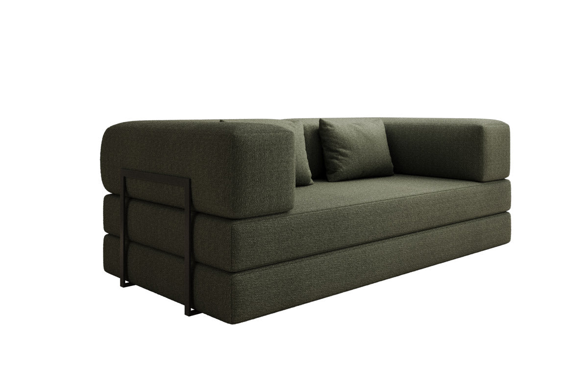 Designer Sofa Lazy 3 Sitzer in Bouclé