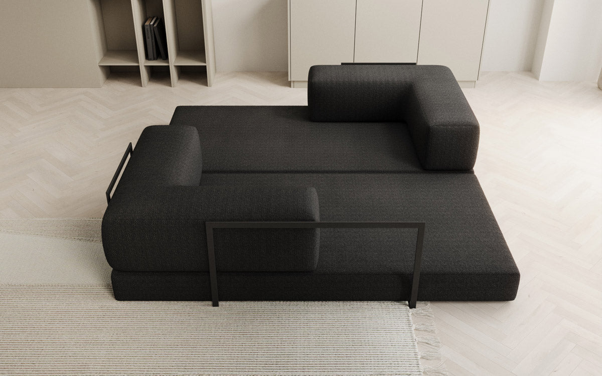 Designer Sofa Lazy 3 Sitzer in Bouclé