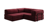 Designer Sofa Lazy L Mini in Samt