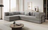 Designer Sofa Lazy L in Bouclé