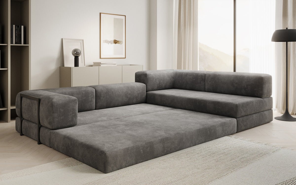 Designer Sofa Lazy L in Cord