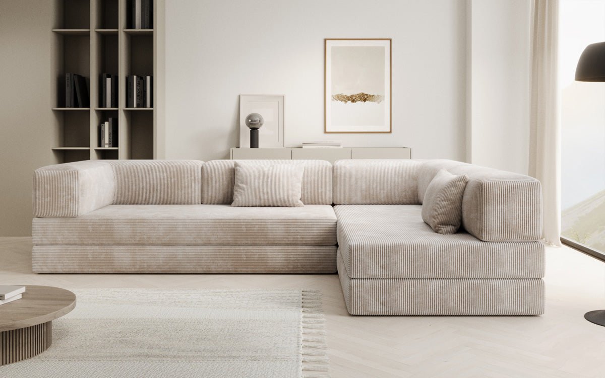 Designer Sofa Lazy L in Cord